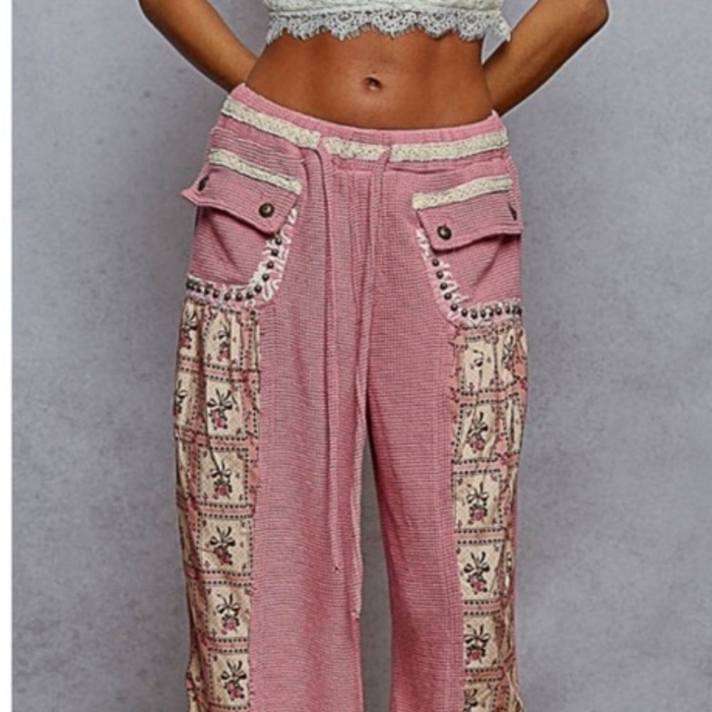 POL Jogger Pants  Pink Punch